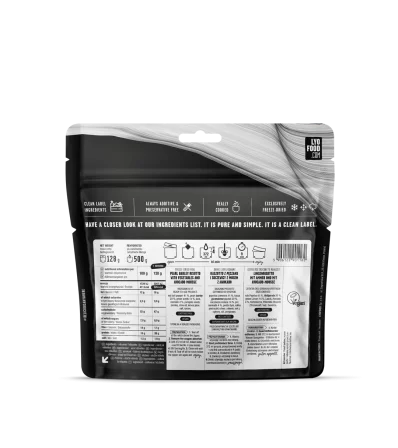 Ризото с леща, ечемик и мус от авокадо LYO Barley-lentills Risotto with Avocado mousse 500g