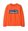 Patagonia Kid's P-6 Logo Long- Sleeved T-Shirt
